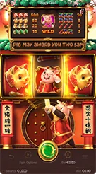 Piggy Gold · Membaca simbol reel tengah serta tabel ringkas di bagian atas.